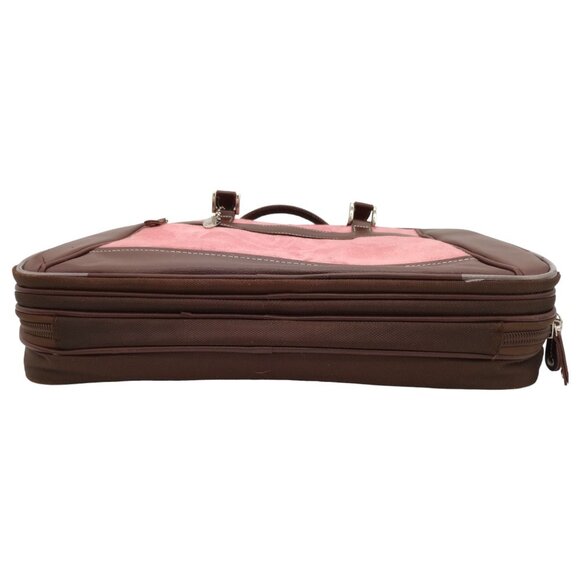 Mobile Edge 16" Scanfast Laptop Messenger Bag Pink Suede Checkpoint Friendly TSA - Picture 13 of 16